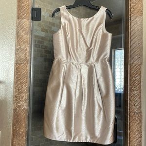 Gold cocktail dress
